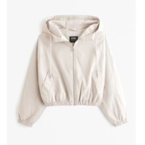 Abercrombie Women's
YPB Satin Windbreaker sand XXS